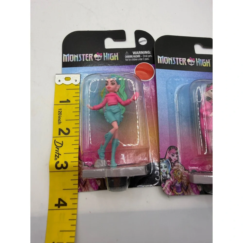 Monster High Mini Set‎ of 4 Clawdeen Draculaura Lagoona Frankie 2024 M8002A